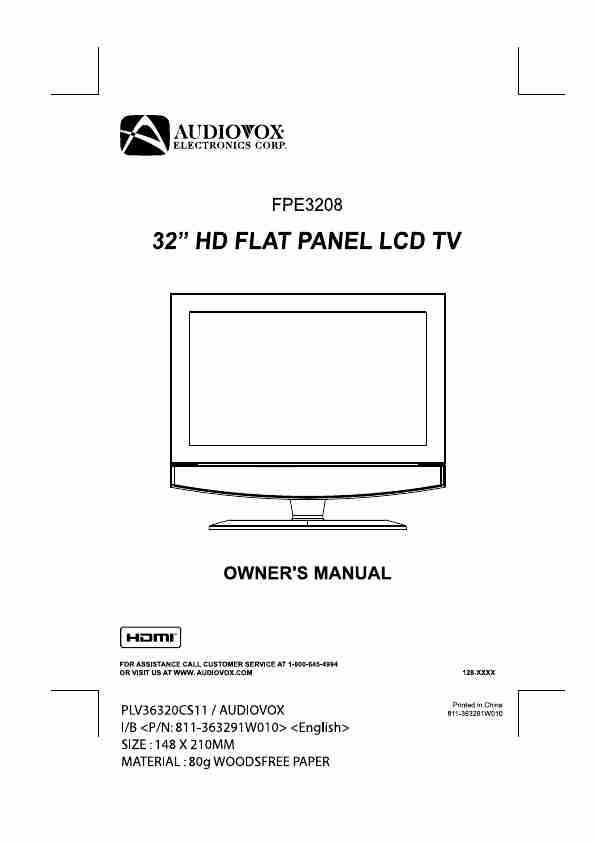 Audiovox Flat Panel Television FPE3208-page_pdf